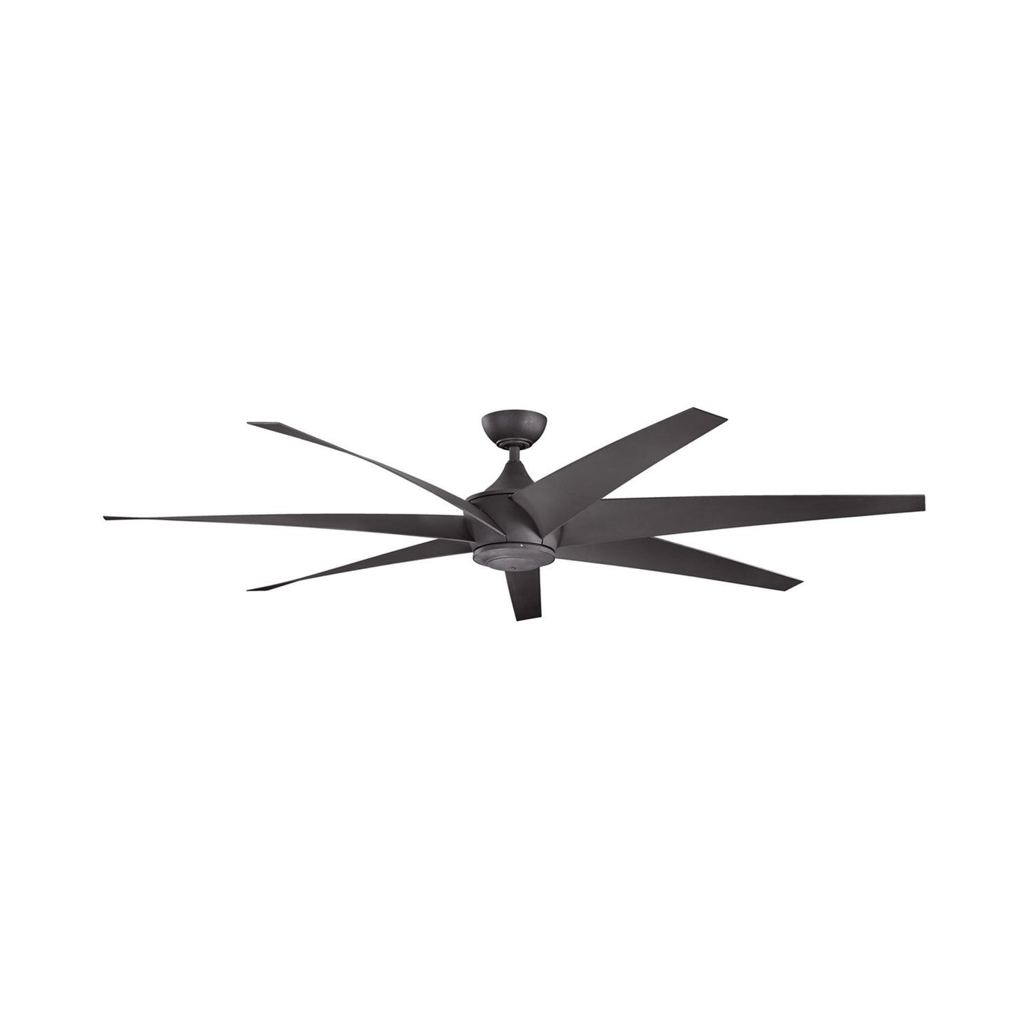 Lehr Ceiling Fan in Distressed Black (80-Inch).