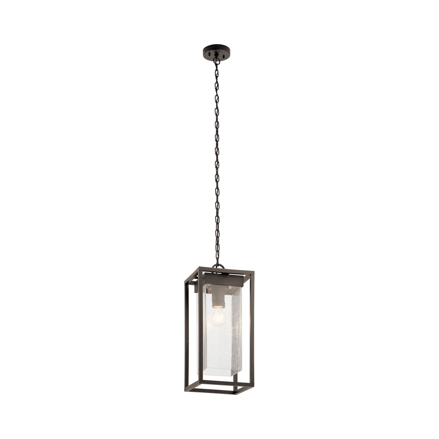 Mercer Outdoor Pendant Light in Olde Bronze.