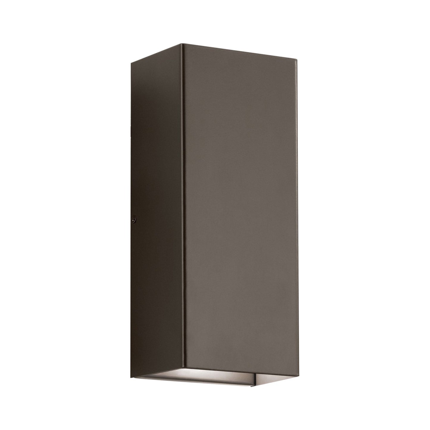 Walden Outdoor Led Wall Light in Architectural Bronze (12-Inch).