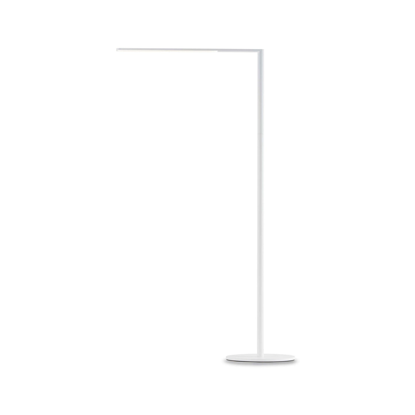 Lady7 LED Floor Lamp in Matte White.