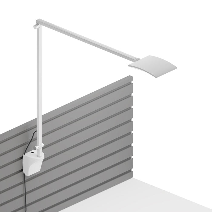 Mosso Pro LED Desk Lamp in White/Wall Mount.