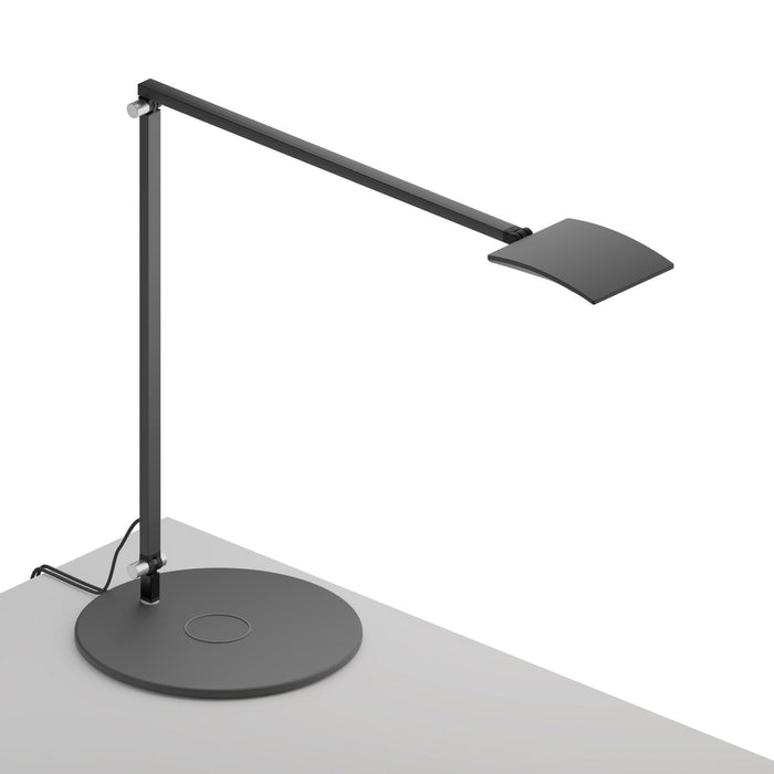 Mosso Pro LED Desk Lamp in Matte Black/Wireless Charging Qi Base .