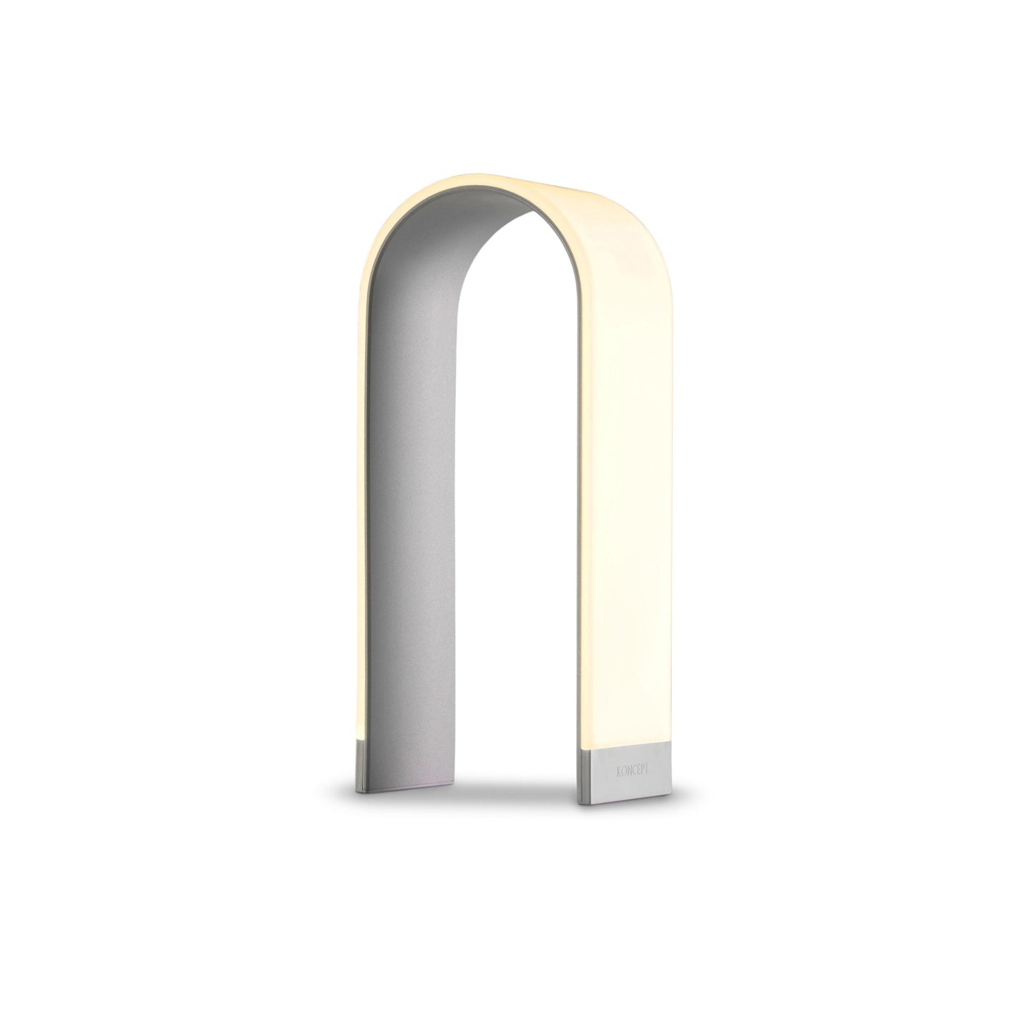 Mr. N LED Table Lamp in Silver/Tall.