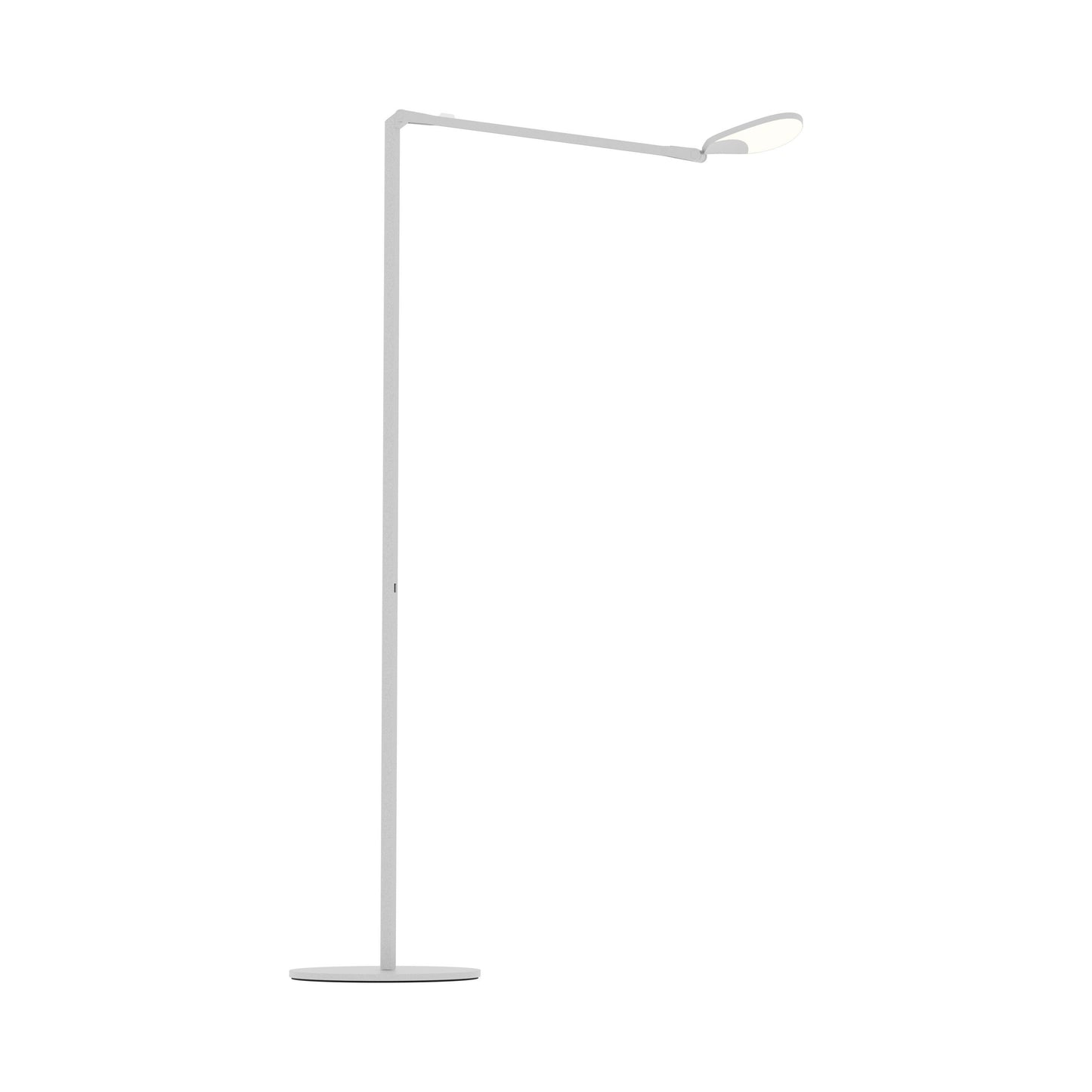 Splitty LED Floor Lamp in Silver.