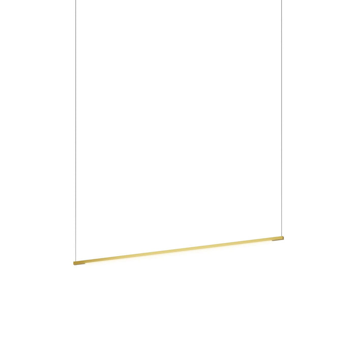 Z-Bar Linear LED Pendant Light in Gold (36-Inch).