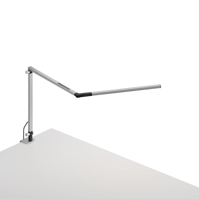 Z-Bar Mini LED Desk Lamp in Silver.
