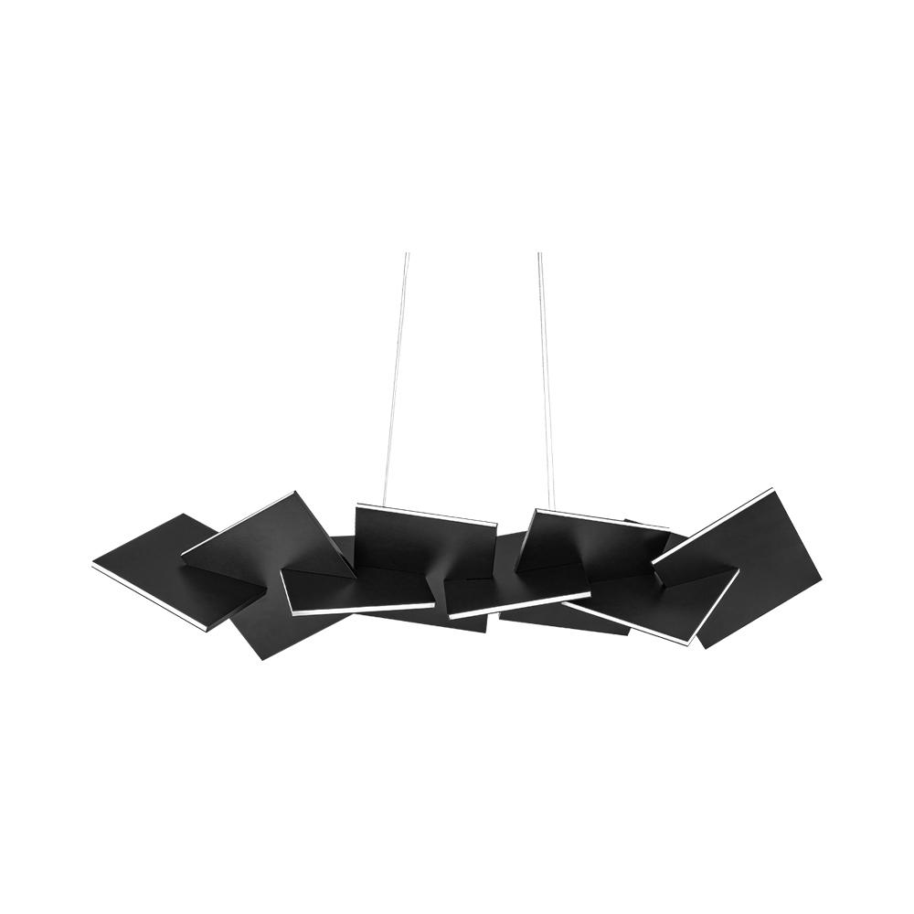 Konstrukt LED Chandelier in Black.