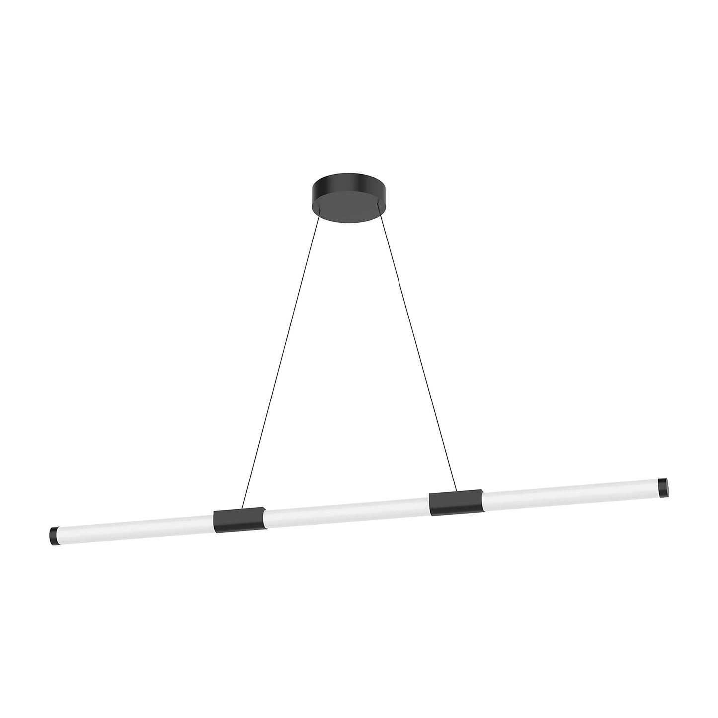 Akari LED Linear Pendant Light in Black (Large).