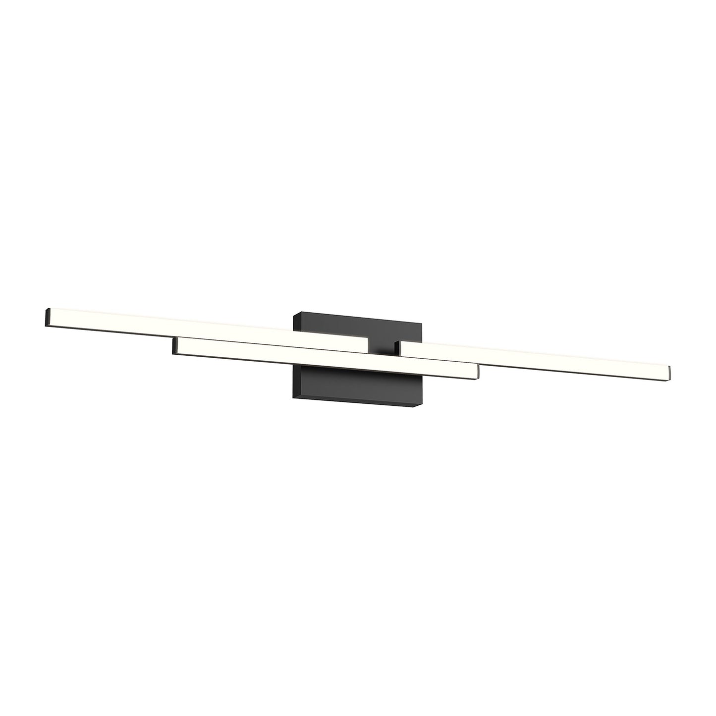Anello Minor LED Bath Vanity Light in Black (Large).
