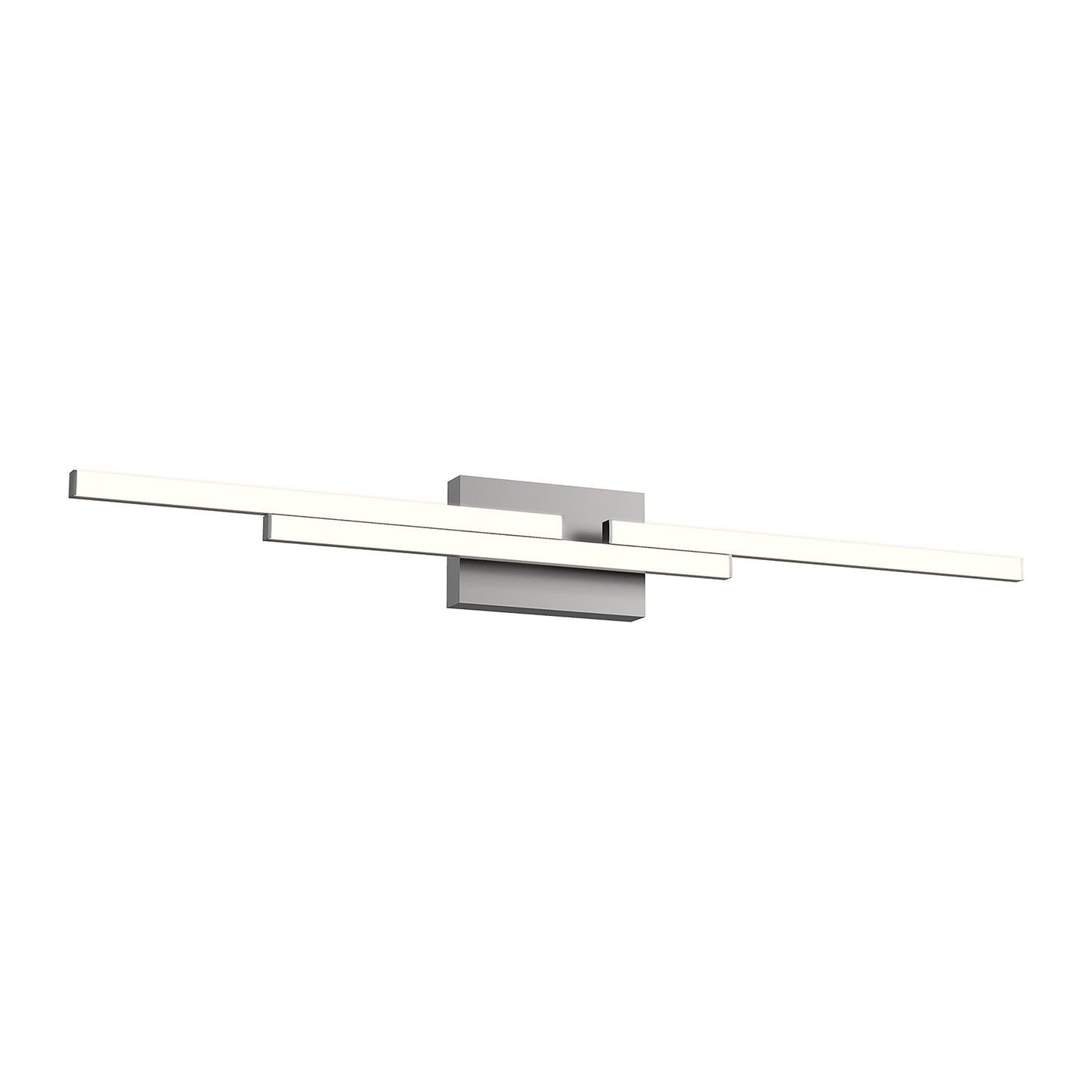 Anello Minor LED Bath Vanity Light in Brushed Nickel (Large).