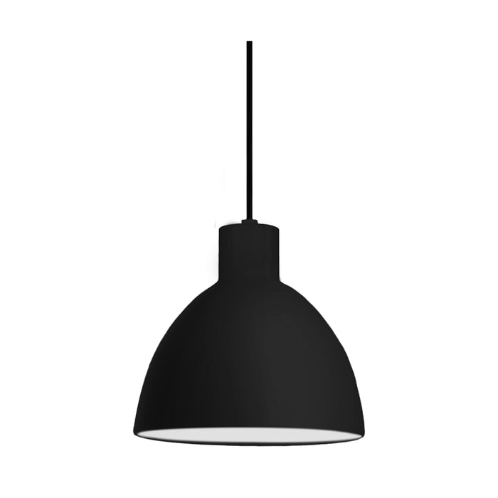 Chroma LED Pendant Light in Black (Medium).