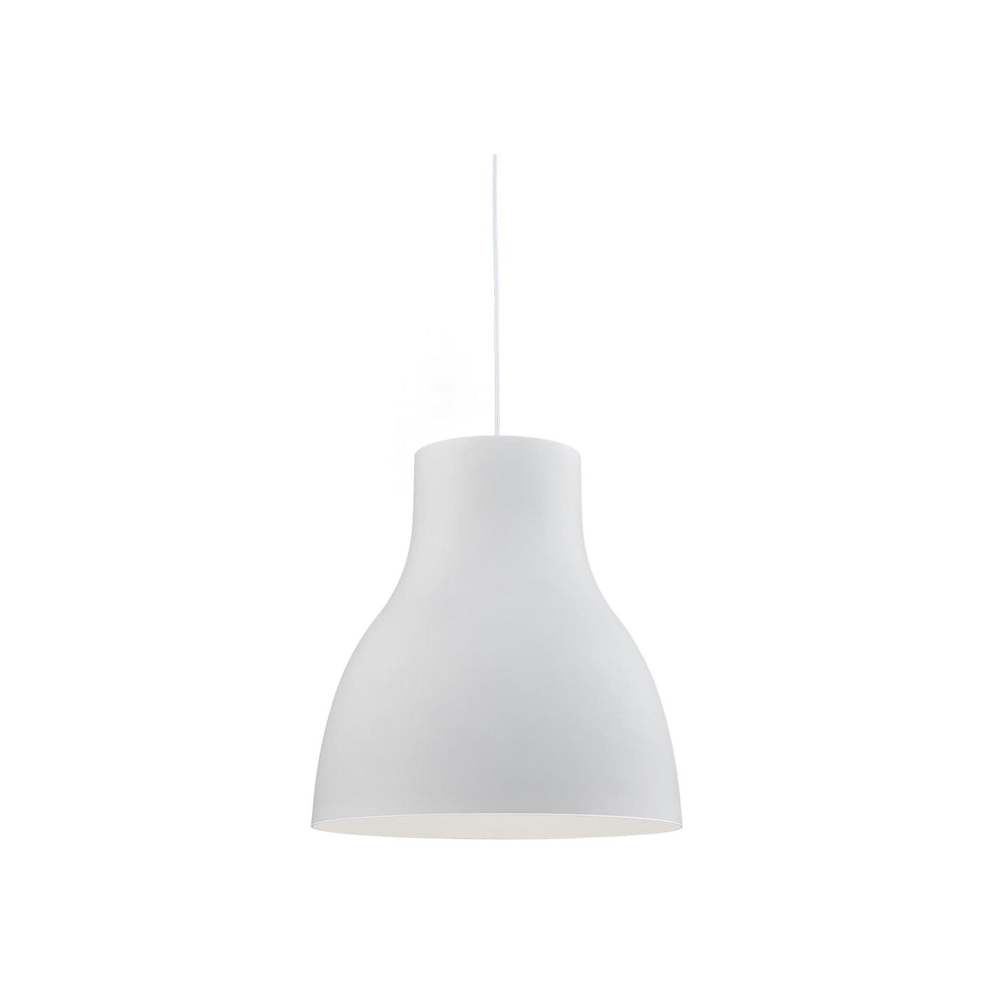 Cradle Pendant Light in White (Large).