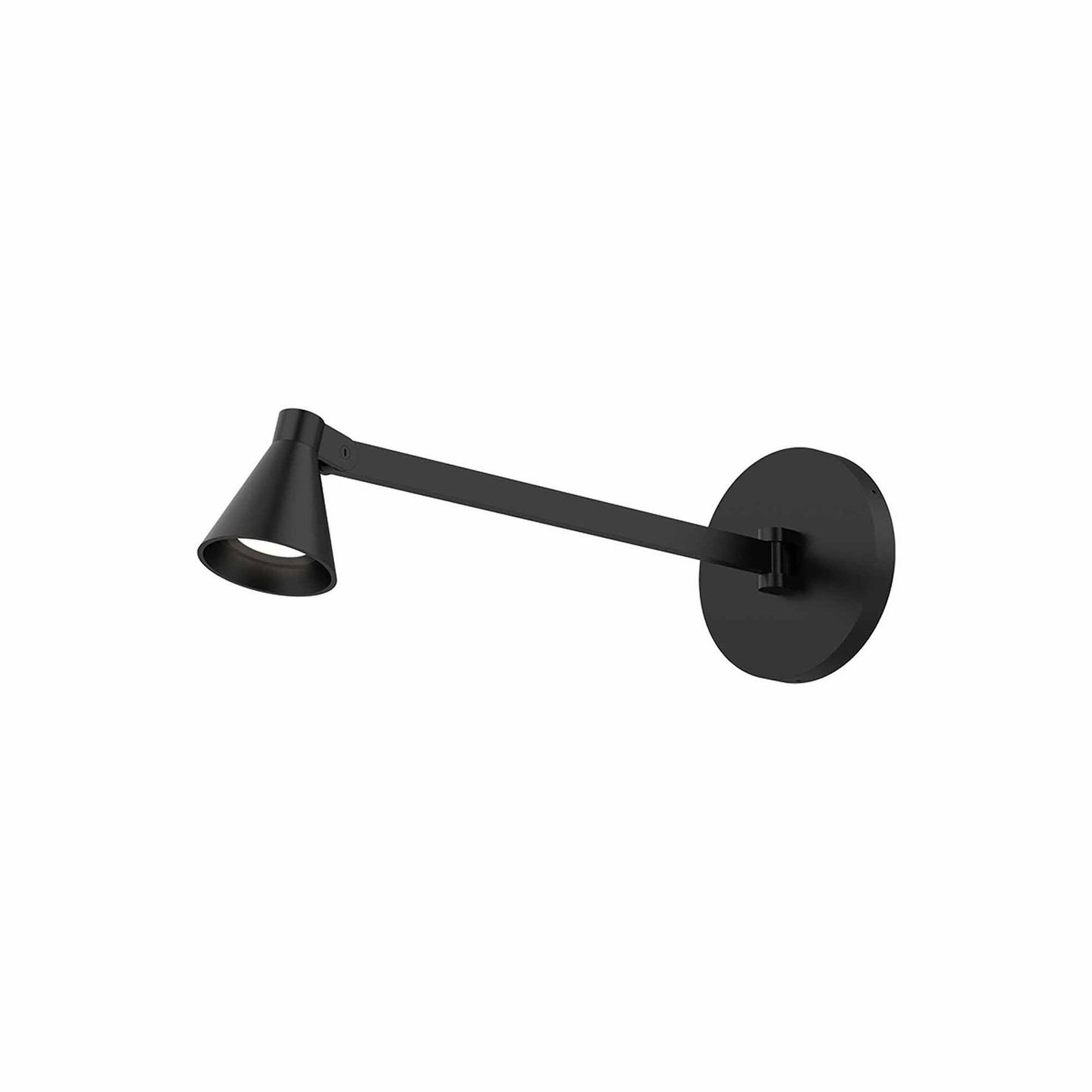 Dune LED Bath Wall Light in Black.