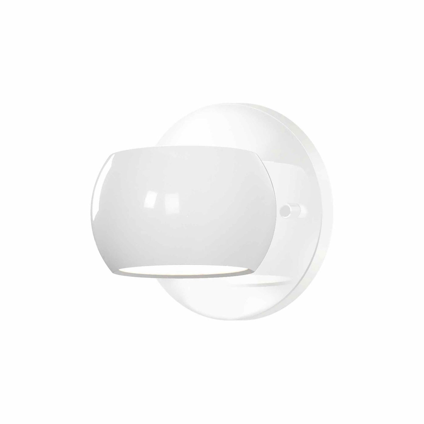 Flux LED Wall Light in Gloss White.