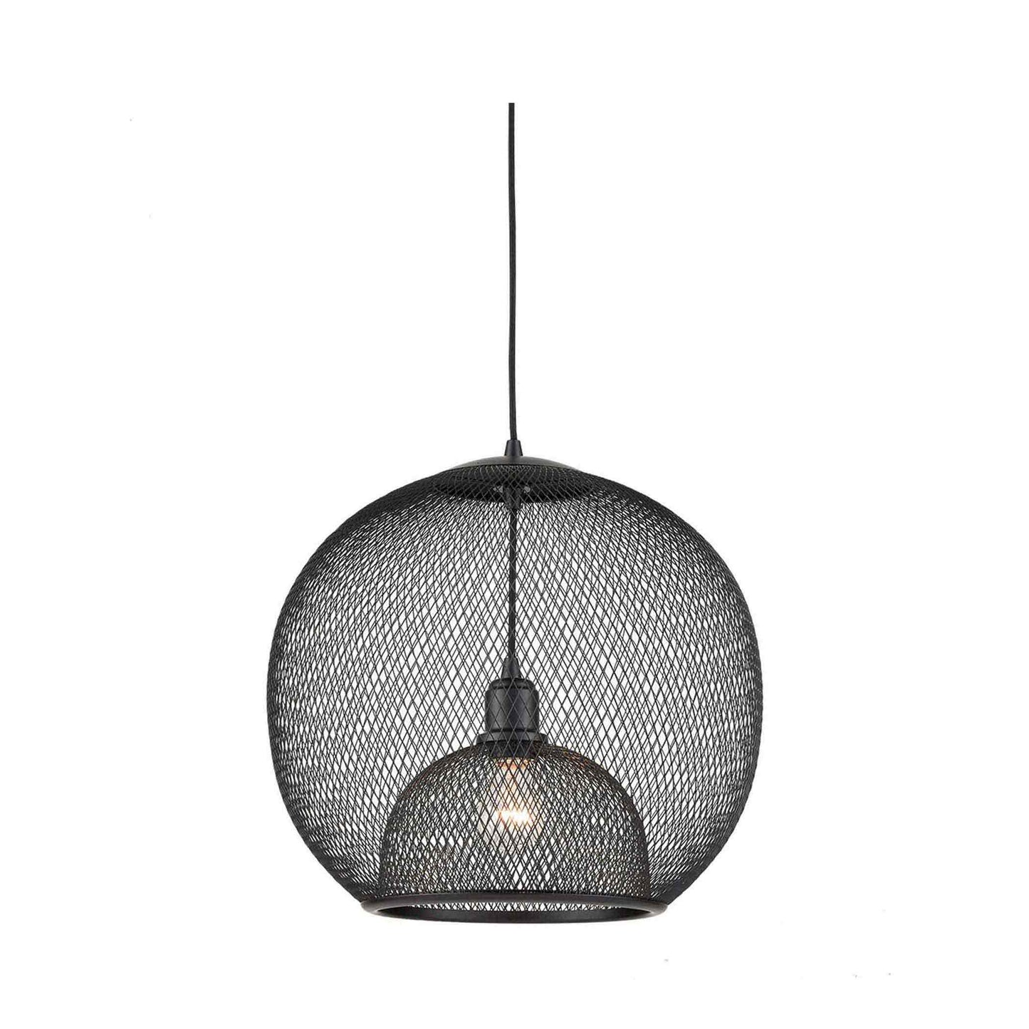 Gibraltar Pendant Light in Black (Large).