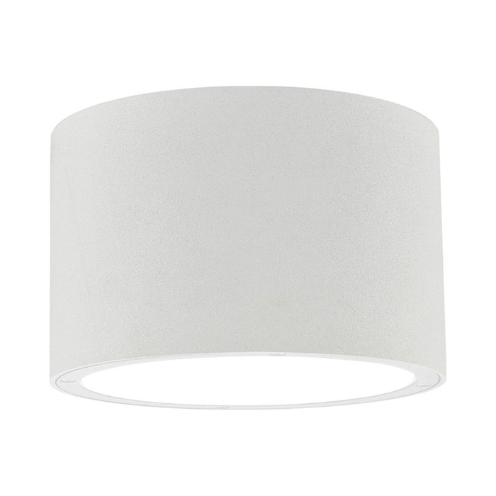 Lamar Outdoor LED Flush Mount Ceiling Light in 7.88-Inch/White.