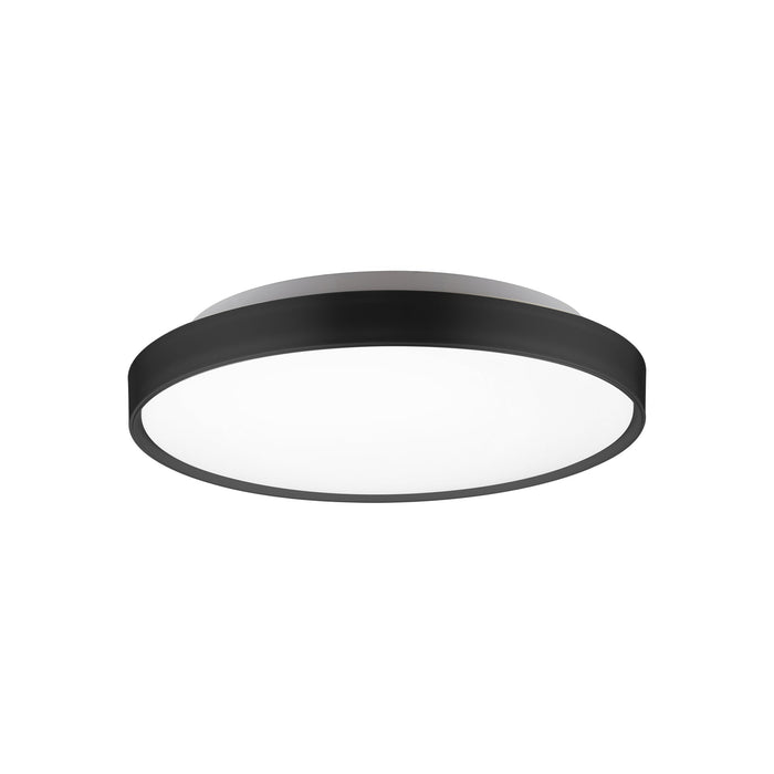 Brunswick LED Flushmount Ceiling Light in Black (Small).