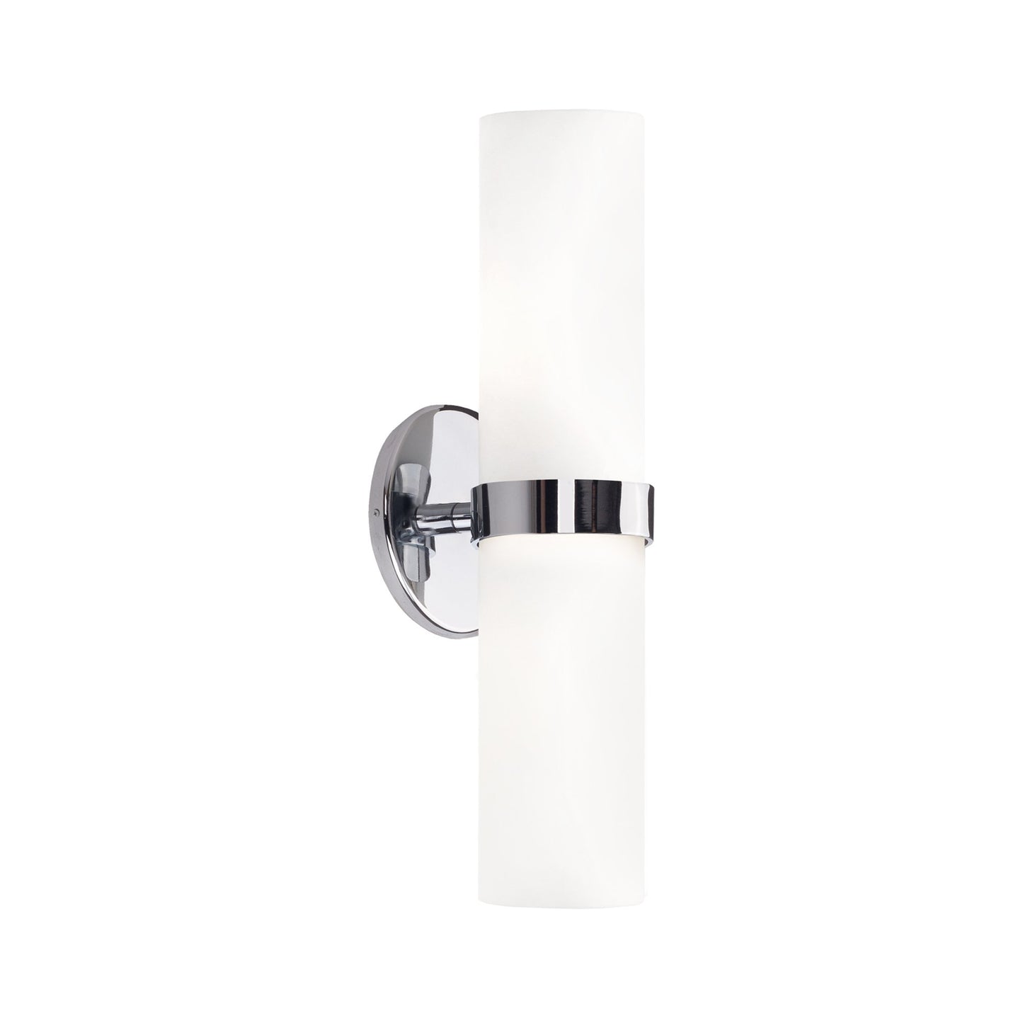 Milano Double LED Wall Light in Chrome.