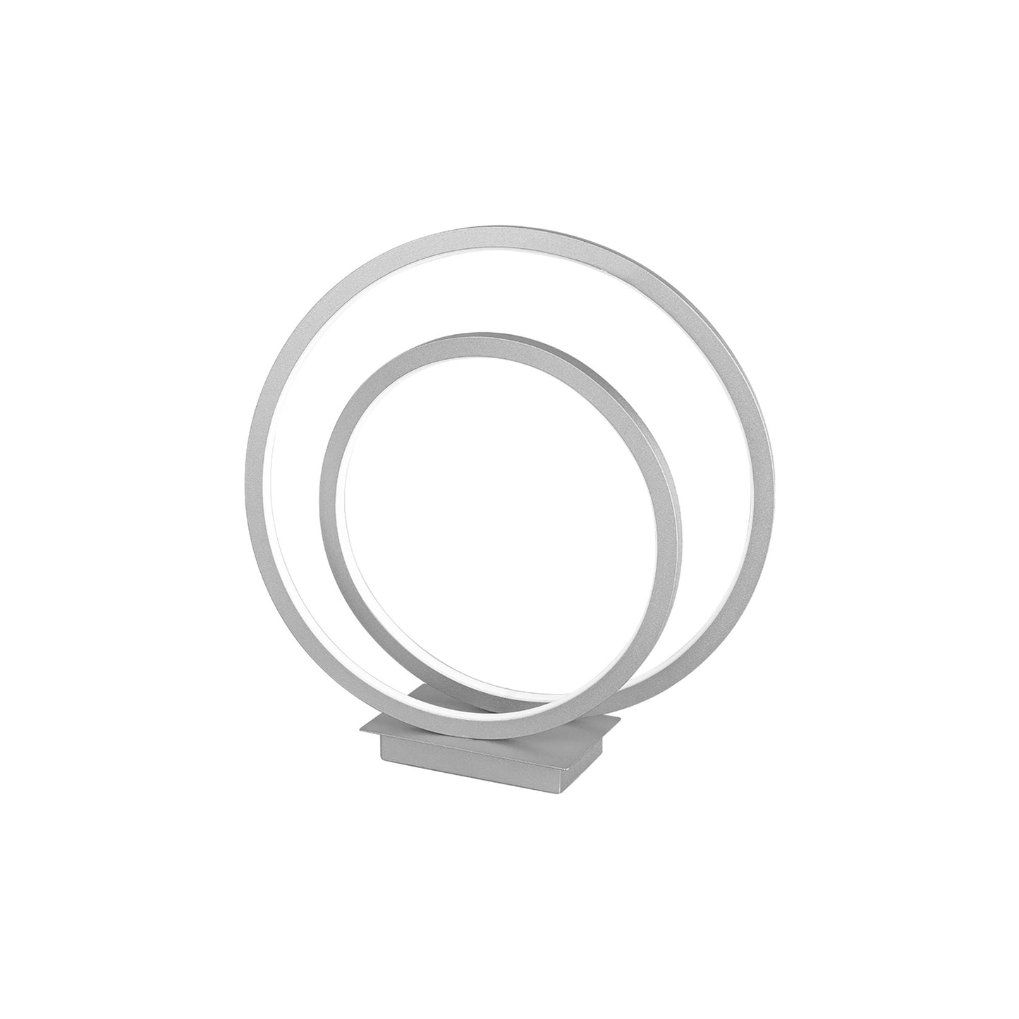 Twist LED Table Lamp in Antique Silver (Small).