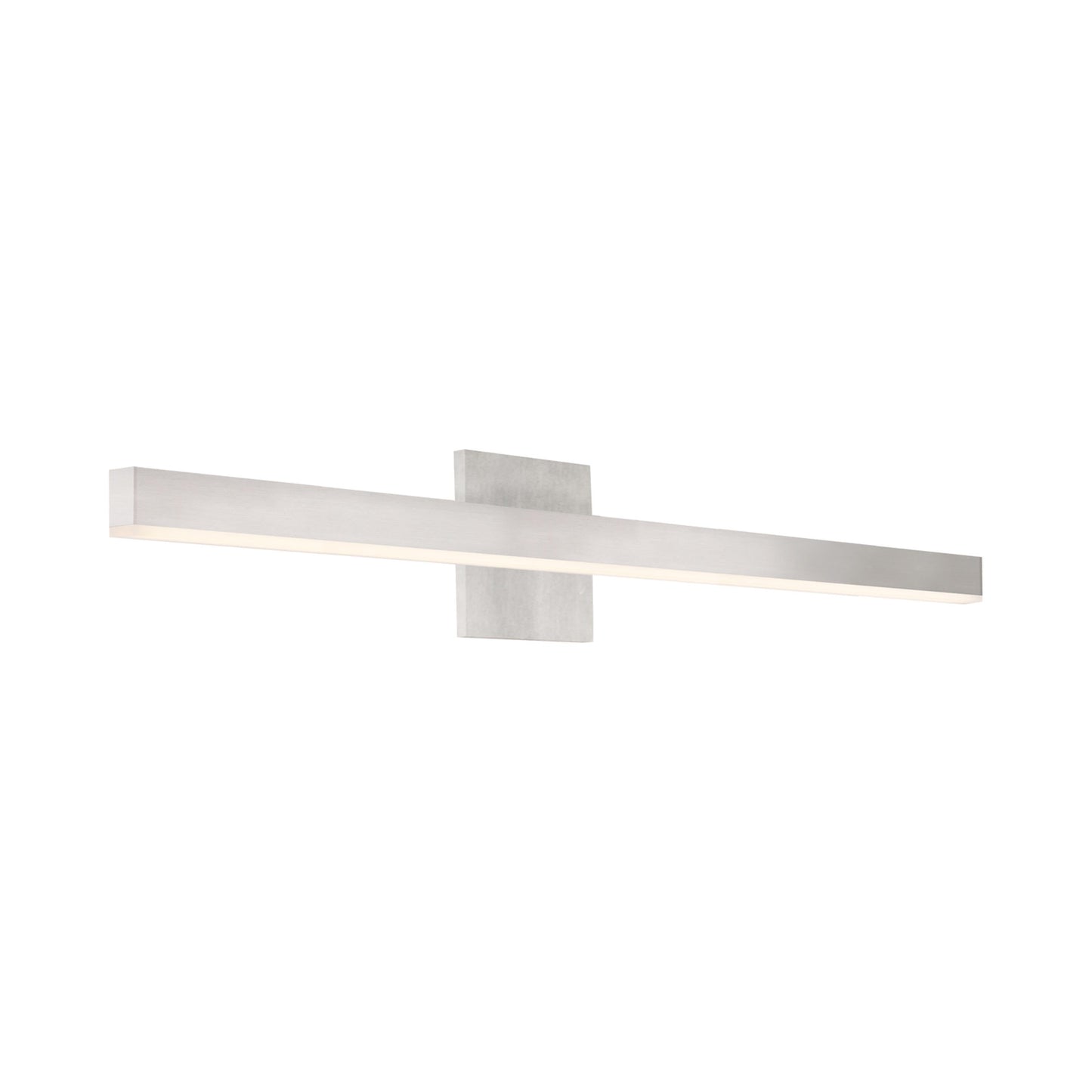 Vega LED Bath Wall Light in Brushed Nickel (Large).