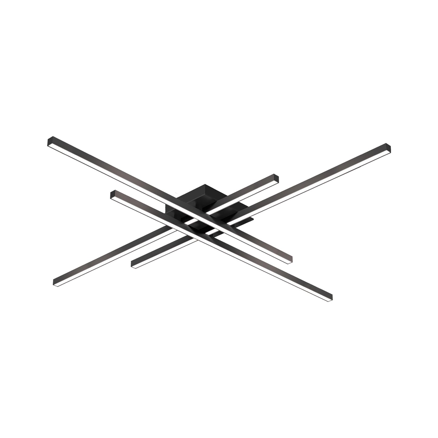 Vega Minor LED Flush Mount Ceiling Light in Black (Large).