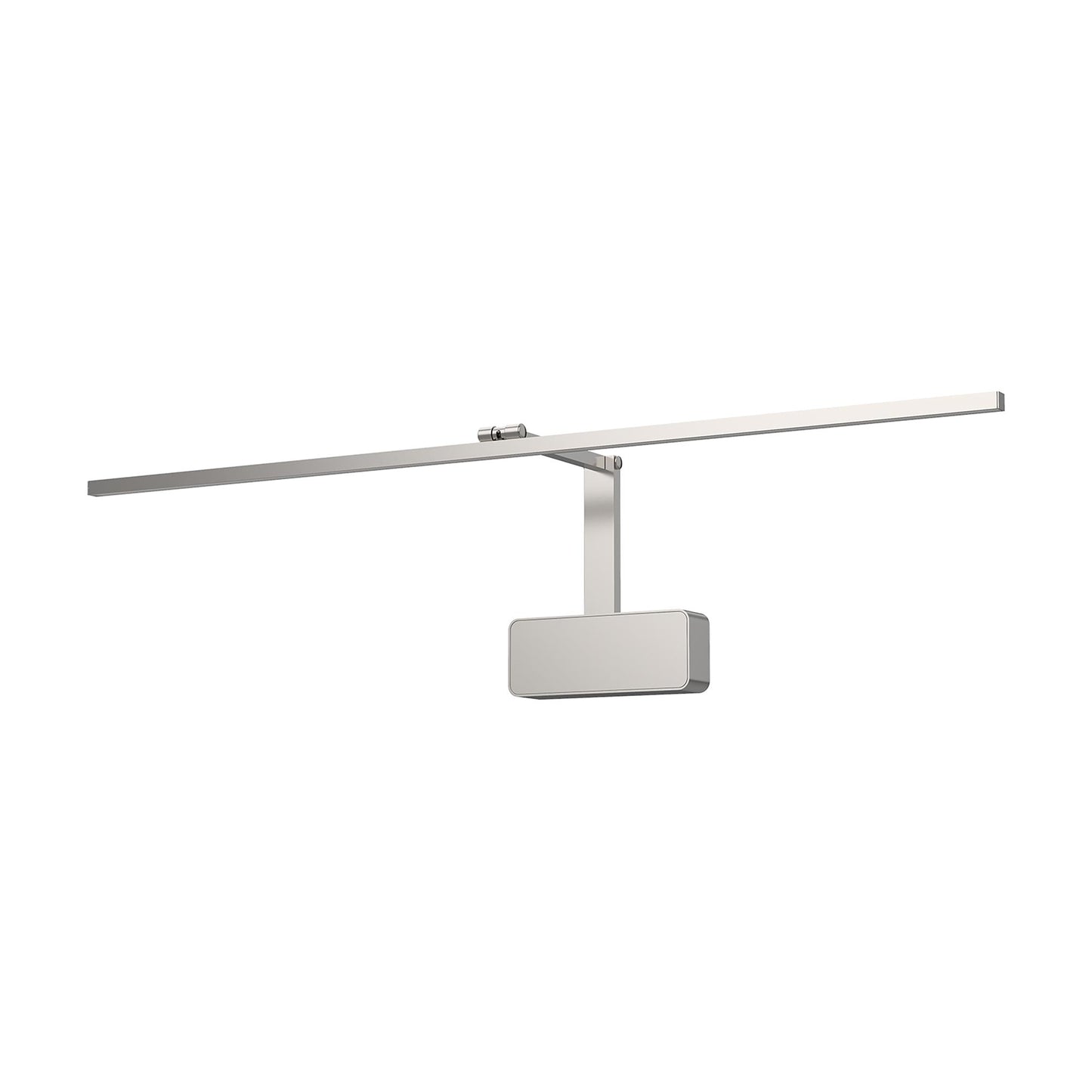 Vega Minor LED Picture Light in Brushed Nickel (Large).