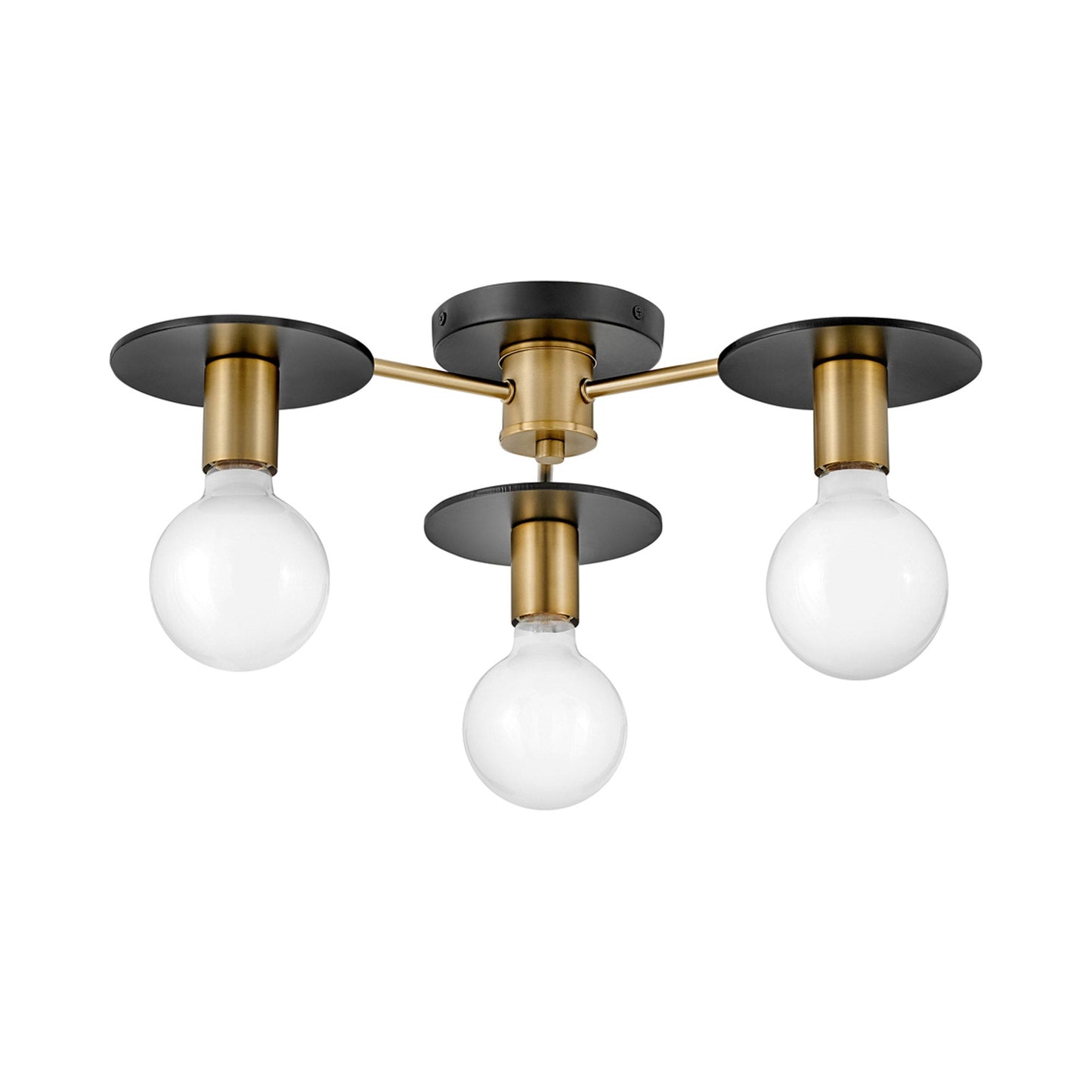 Bobbie Flush Mount Ceiling Light (3-Light).