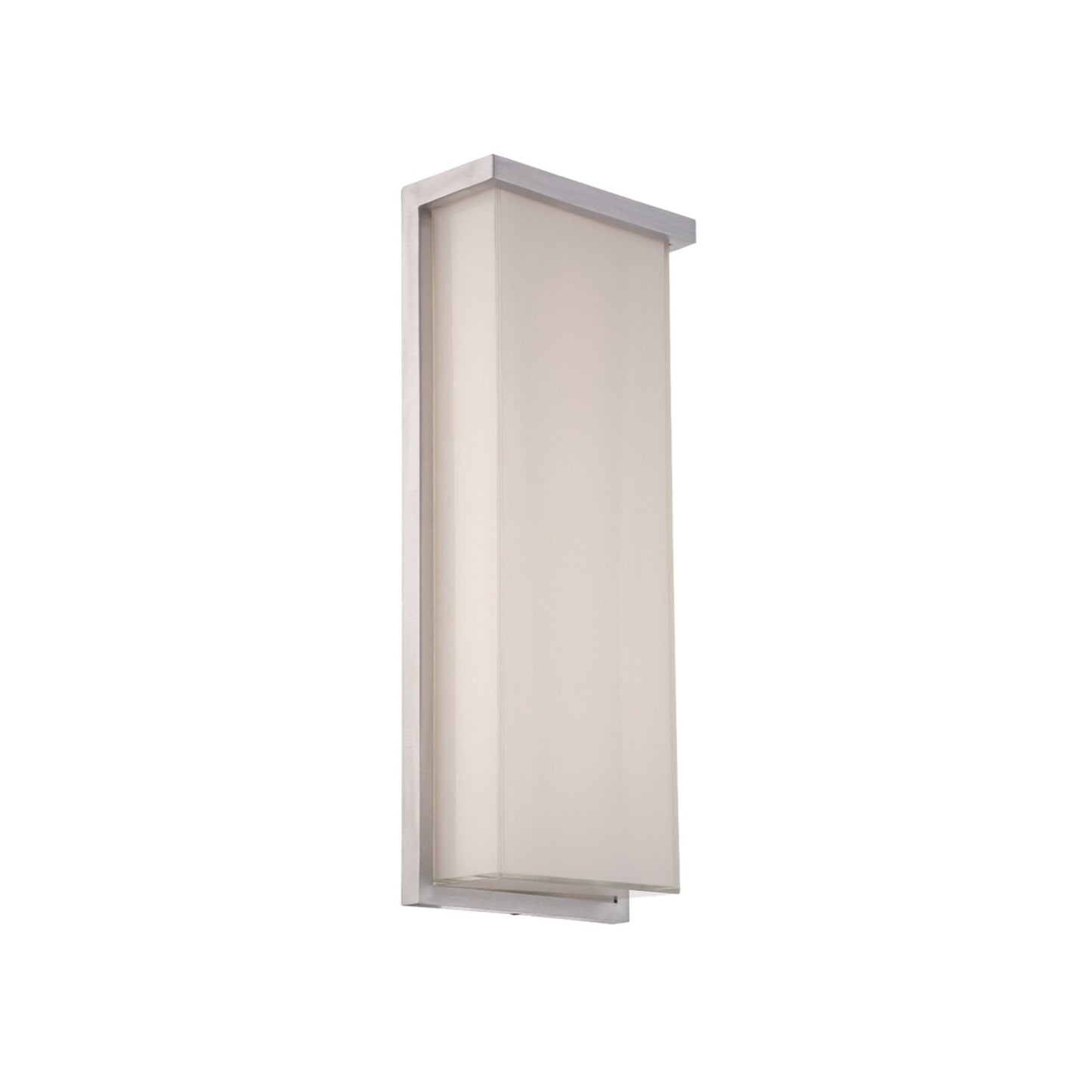 Ledge Outdoor LED Wall Light in Brushed Aluminum (20-Inch).