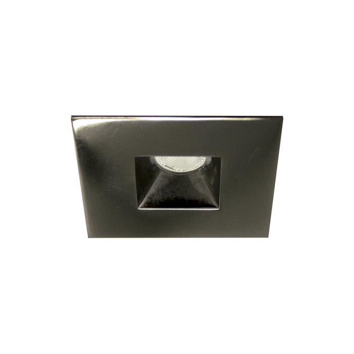 LEDme 1 Inch Square Open Reflector LED Downlight in Gun Metal.