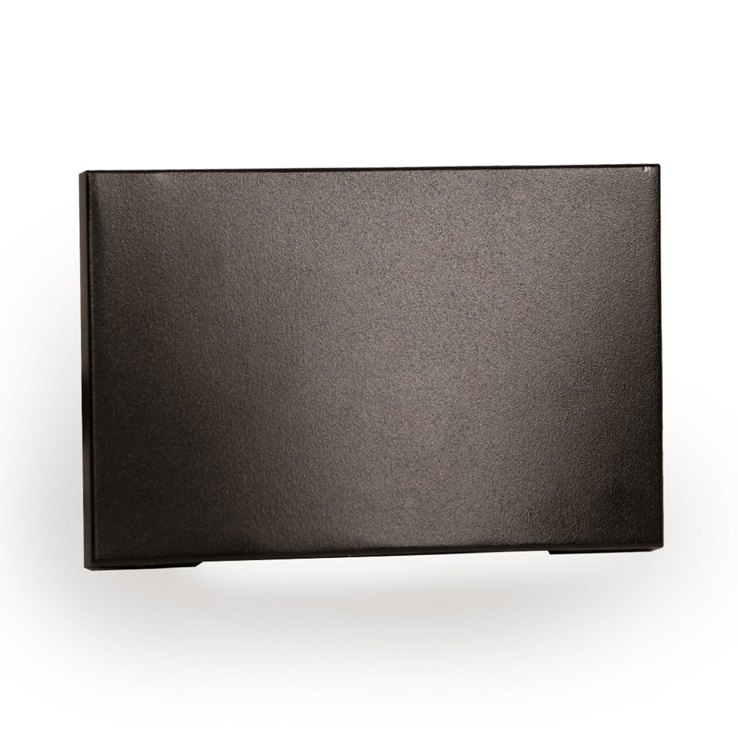 LEDme Horizontal Scoop LED Step and Wall Light in Amber/Bronze.