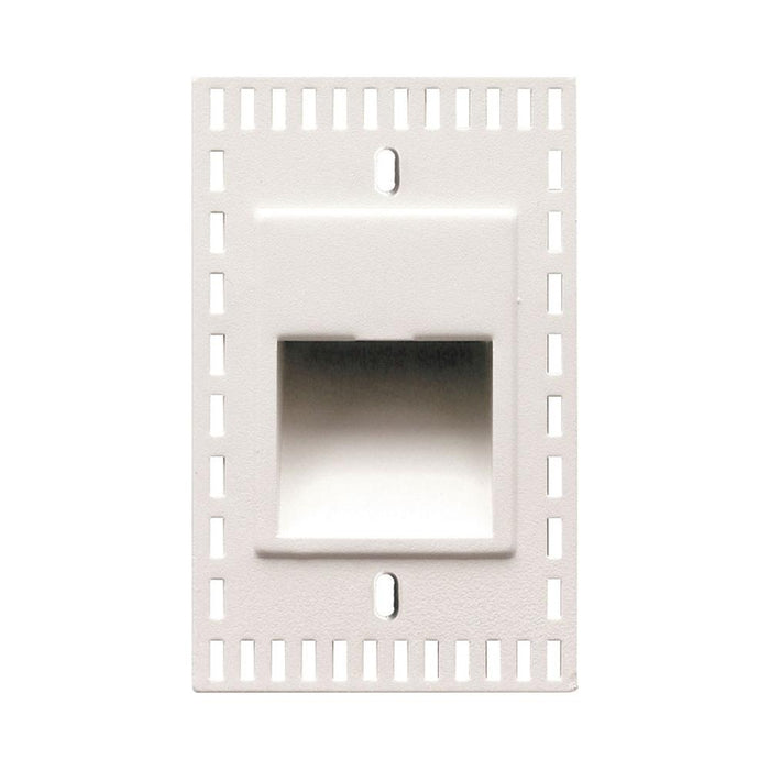 LEDme Vertical LED Trimless Step and Wall Light in White.