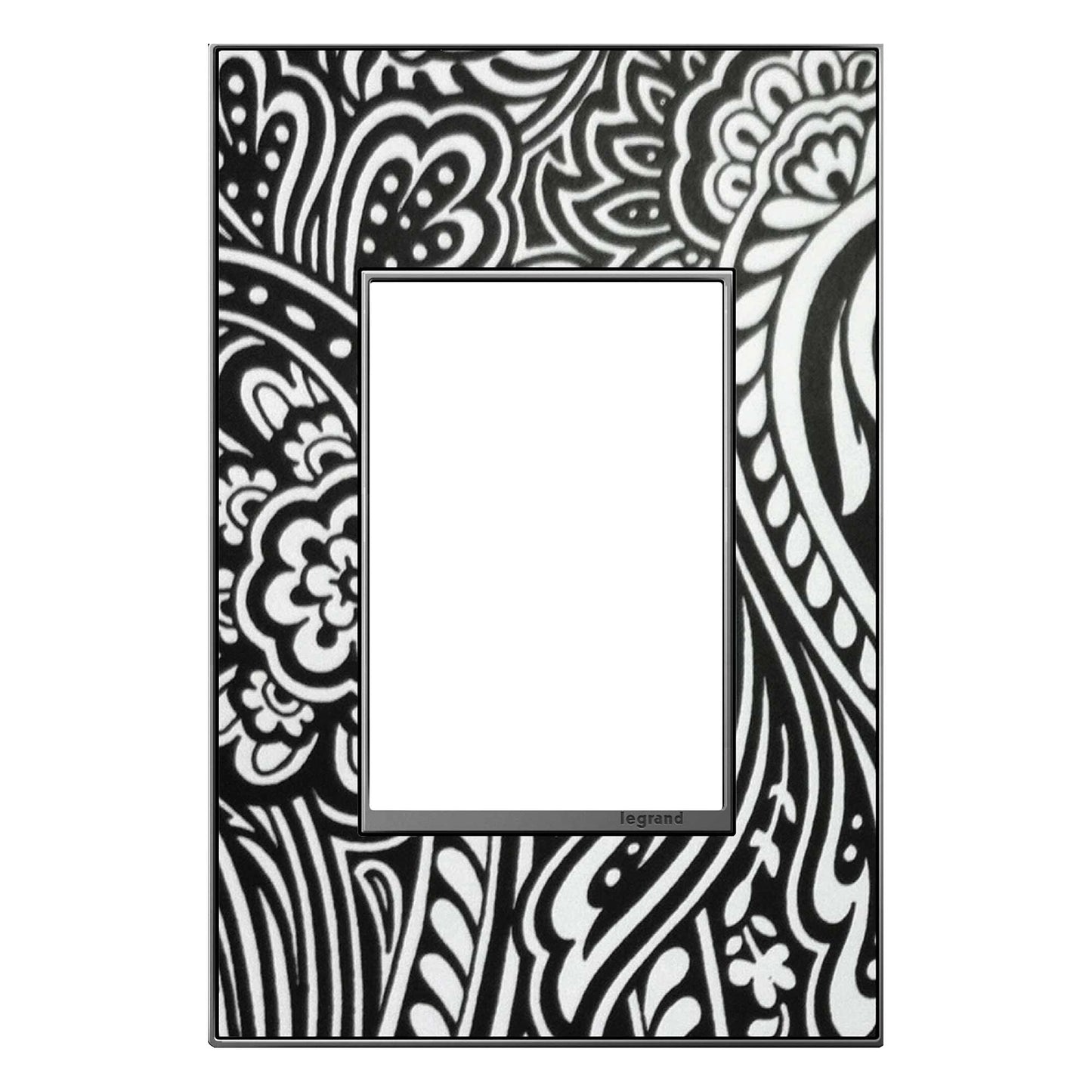 adorne® Real Materials Plus 1-Gang Wall Plate in Magnesium.