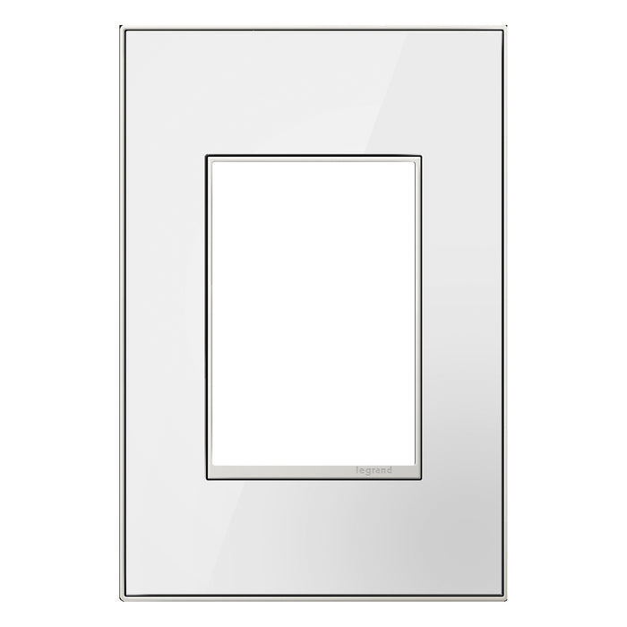 adorne® Real Materials Plus 1-Gang Wall Plate in Slate Linen.