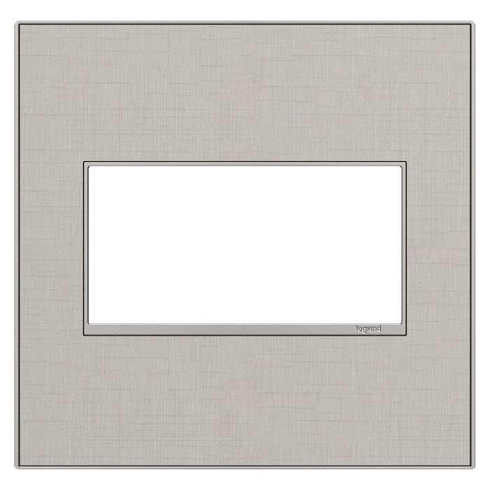 adorne® Real Materials Wall Plate in True Linen (2-Gang).