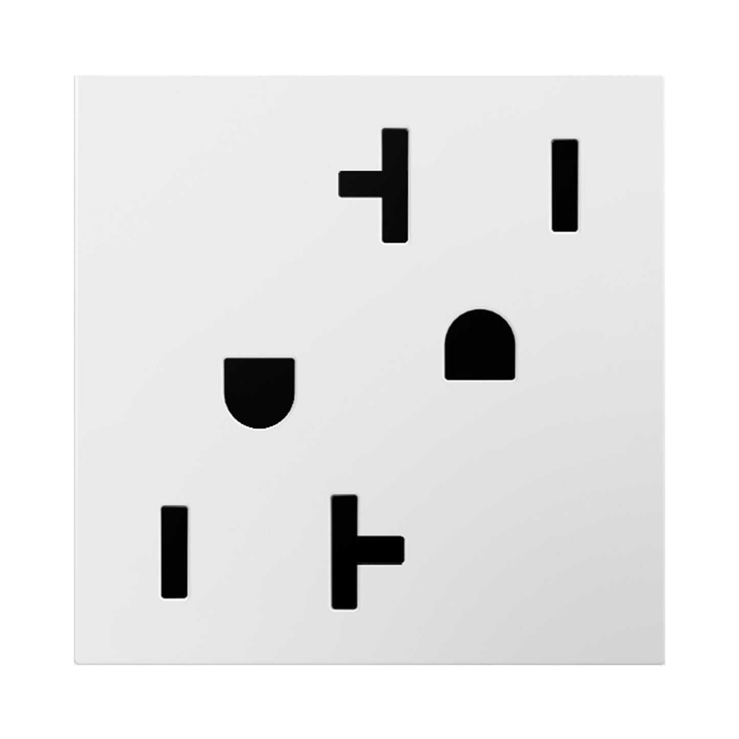 adorne® Tamper-Resistant Outlet in White (20A).