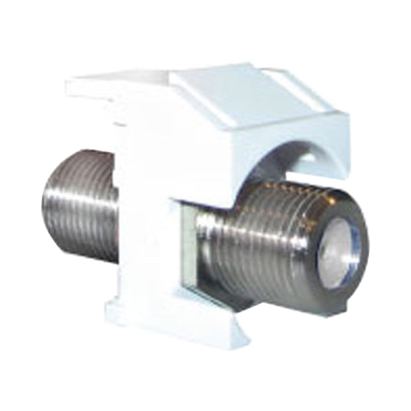 Adorne® Video F-Connector in White.