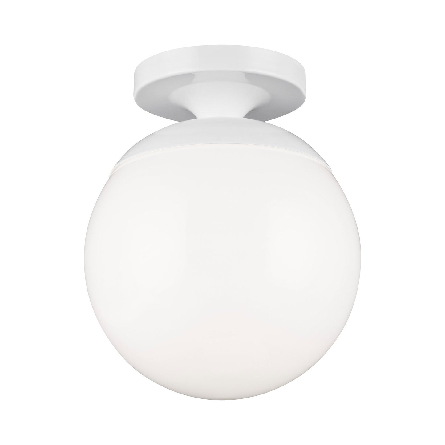 Leo Ceiling / Wall Light in White Glass/White.