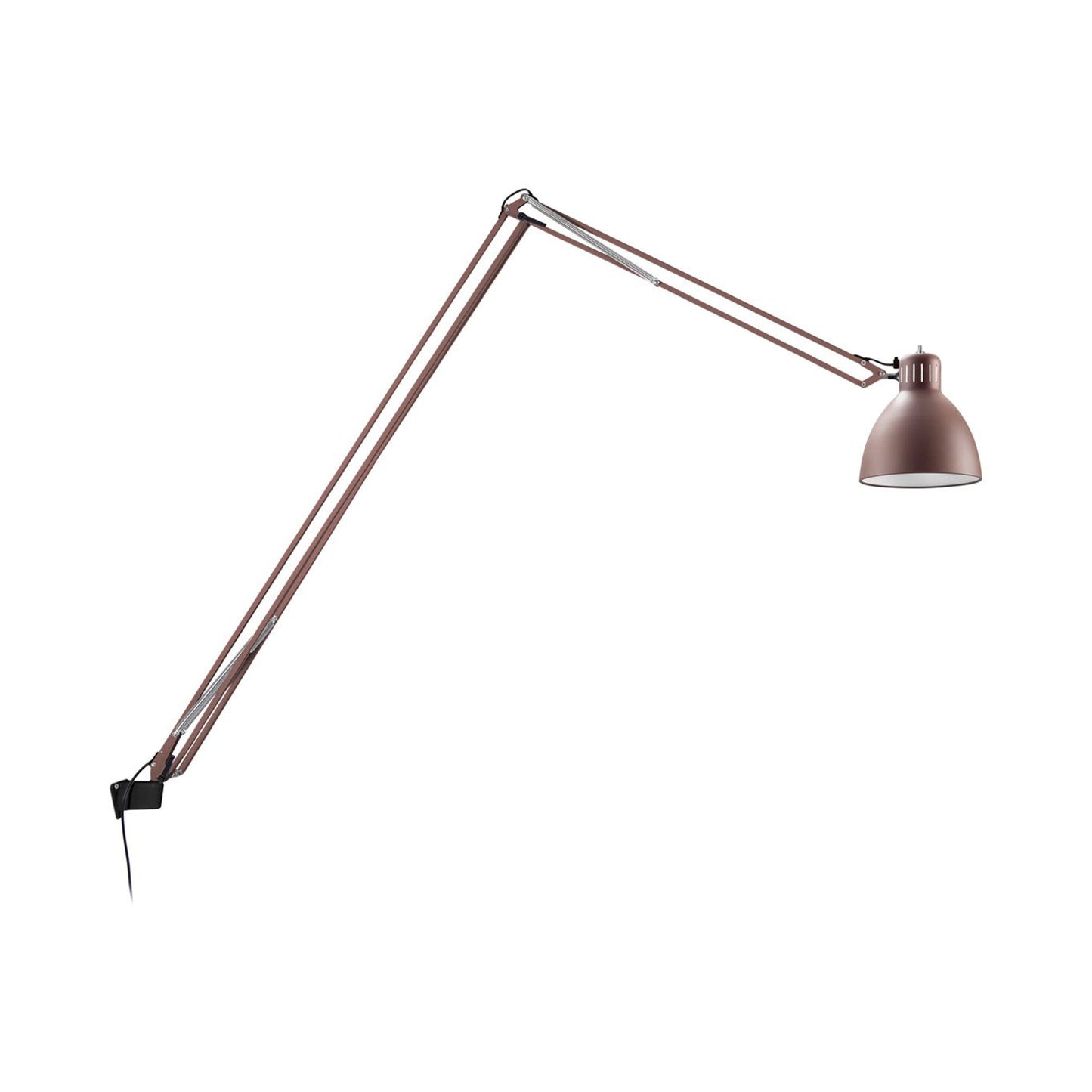 JJ LED Wall Light in Rust Brown/Black (Medium).