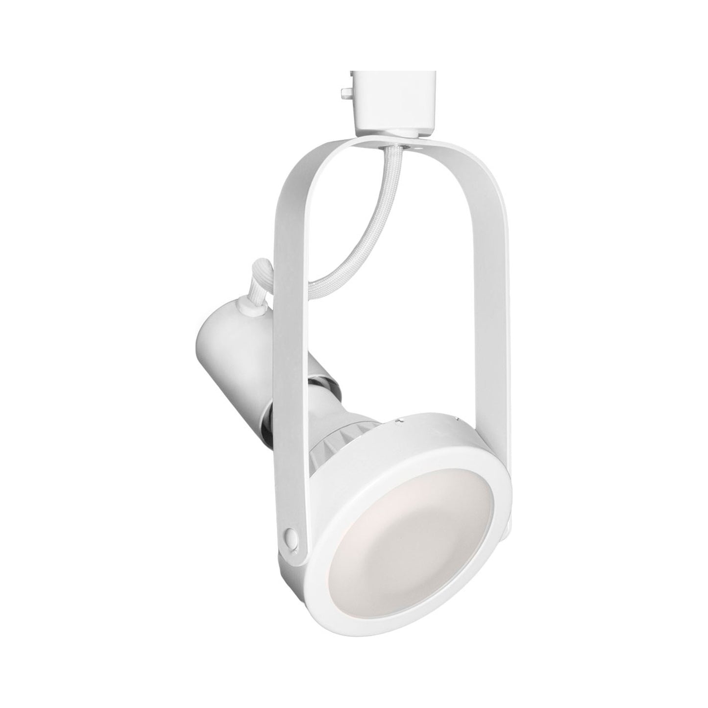 Line Voltage 764 Track Head in White (H Track).