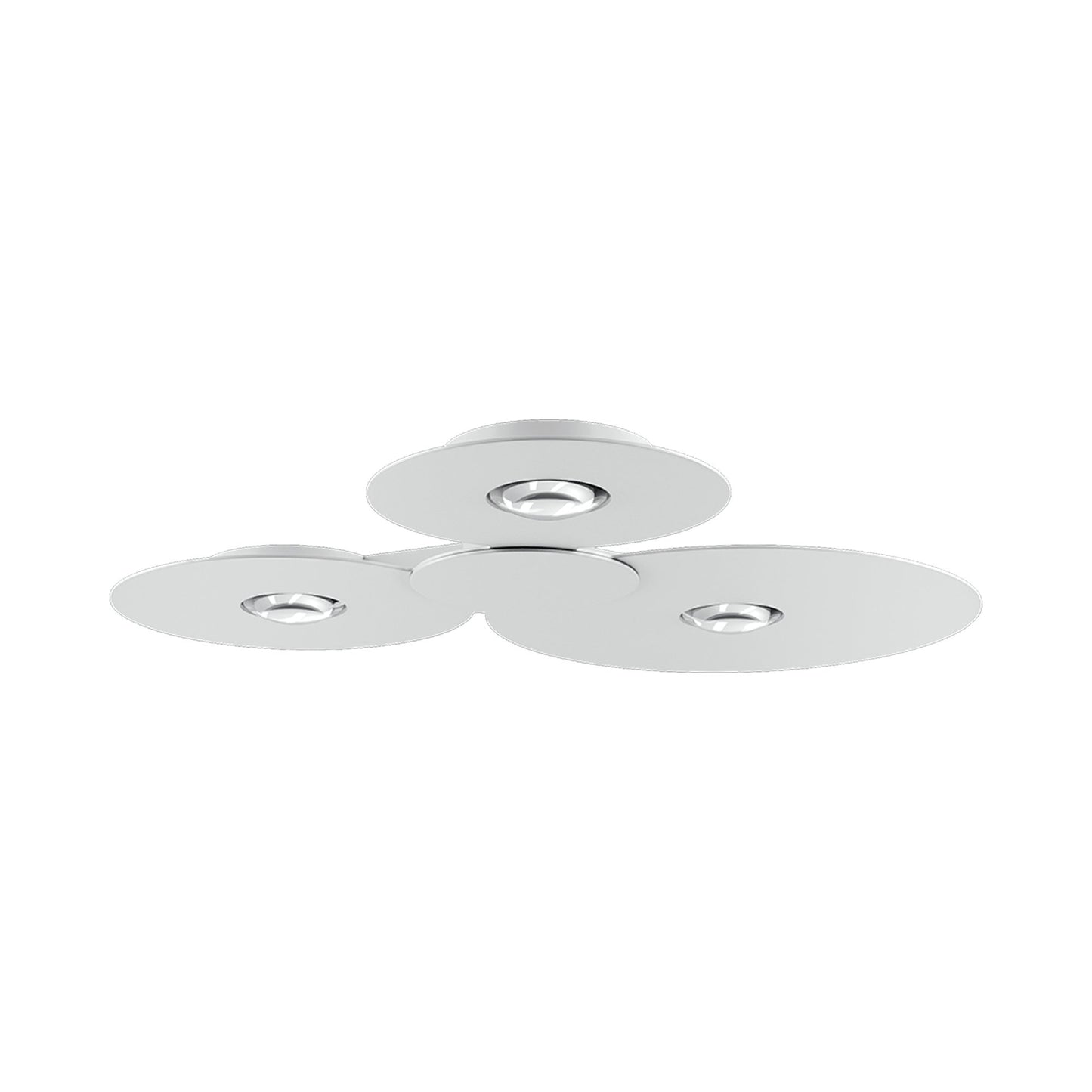 Bugia LED Multi Light Flush Mount Ceiling Light in Glossy White (Mega).