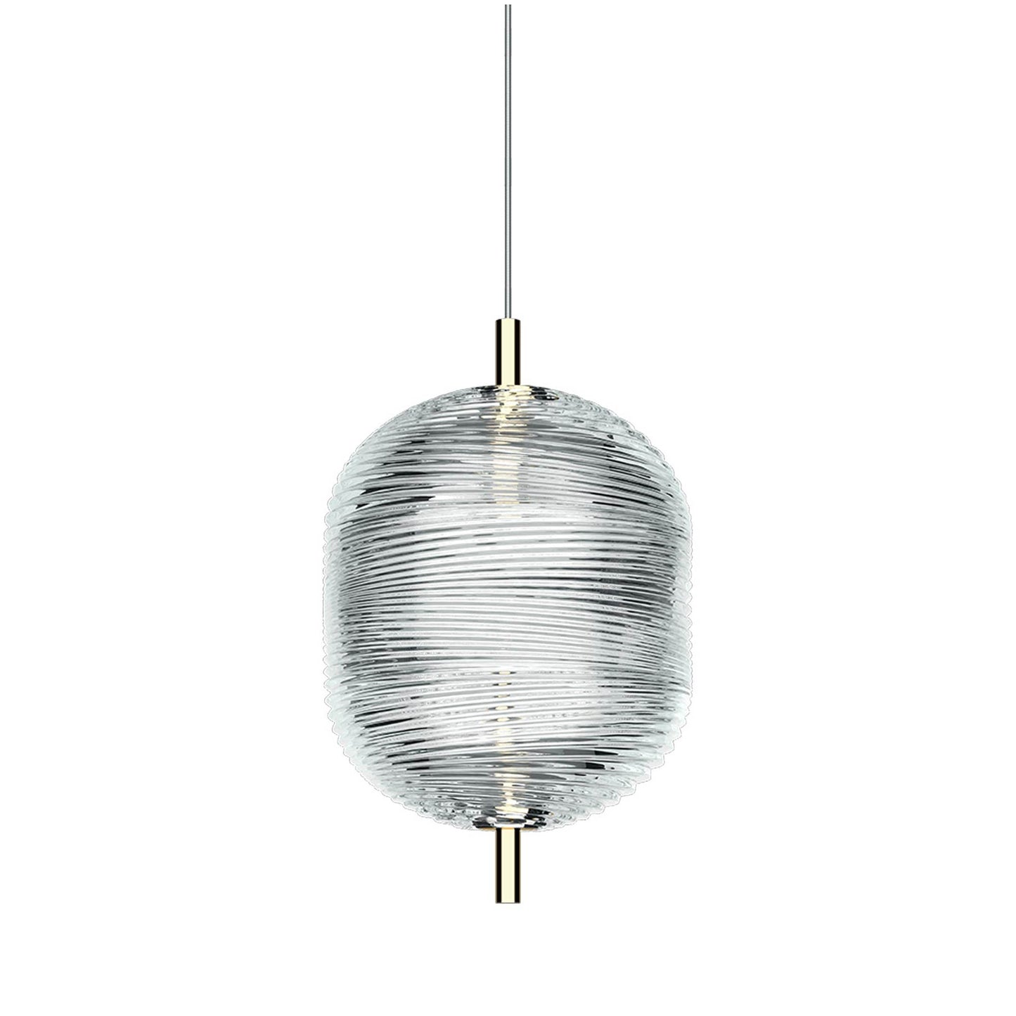 Jefferson LED Pendant Light in Gold.