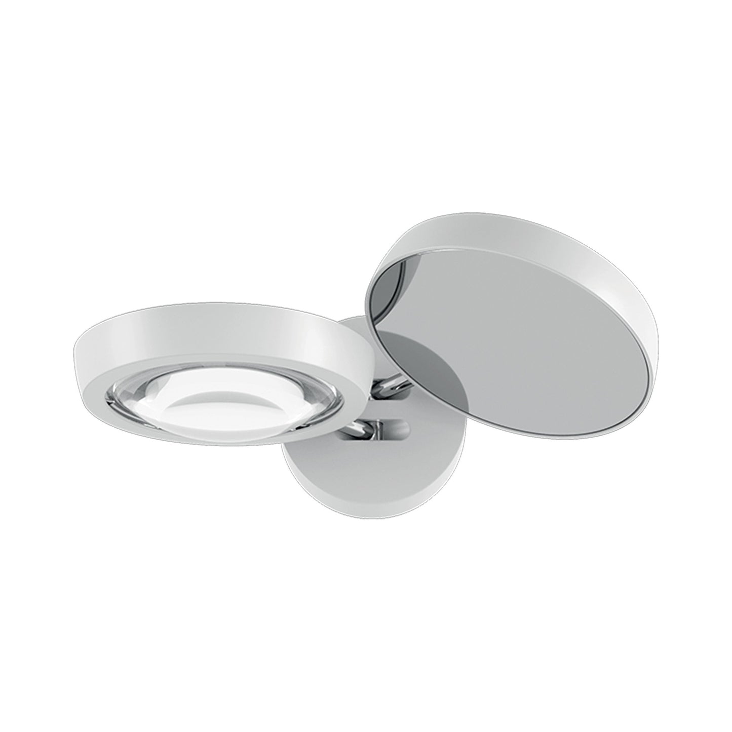 Nautilus LED Wall Light in Matte White.