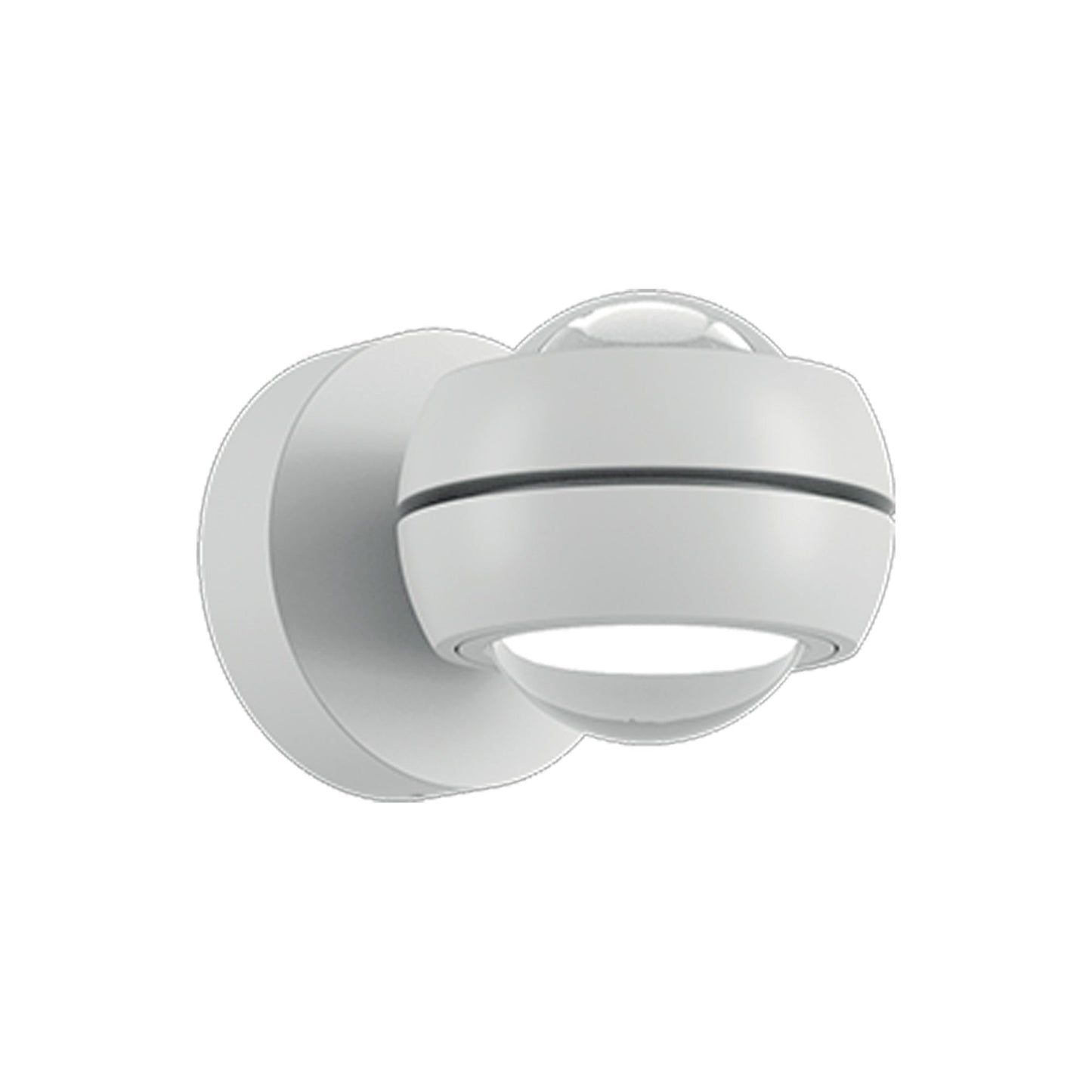 Nautilus Mini LED Wall Light in Matte White.