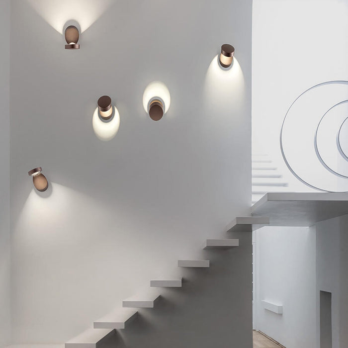 Pin-Up LED Ceiling / Wall Light in stair.