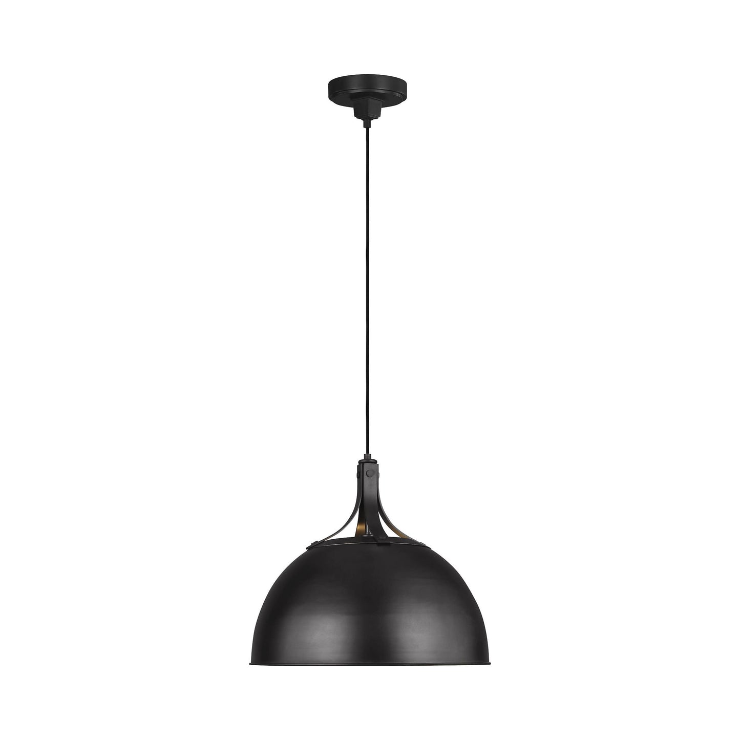 Logan Pendant Light in Aged Iron (Large).