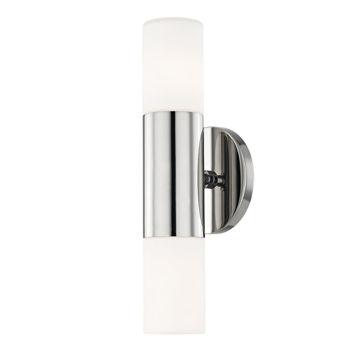 Lola LED Wall Light in Polished Nickel (2-Light).