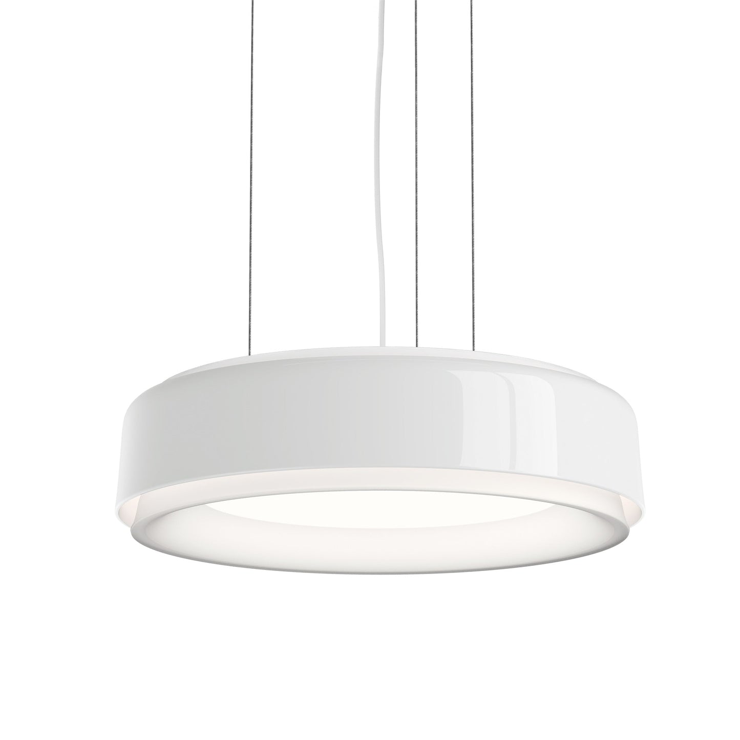 LP Grand LED Pendant Light in White Gloss.
