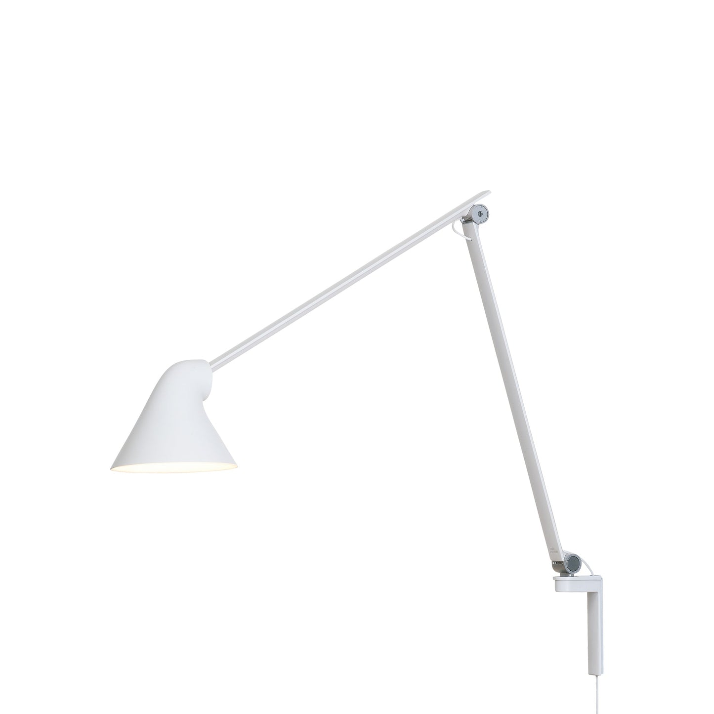 NJP Adjustable LED Wall Light in White.