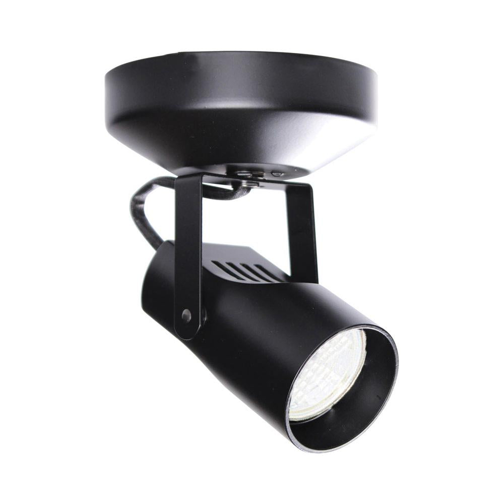 Low Voltage 007 Track Head in Black (Monopoint/50W).