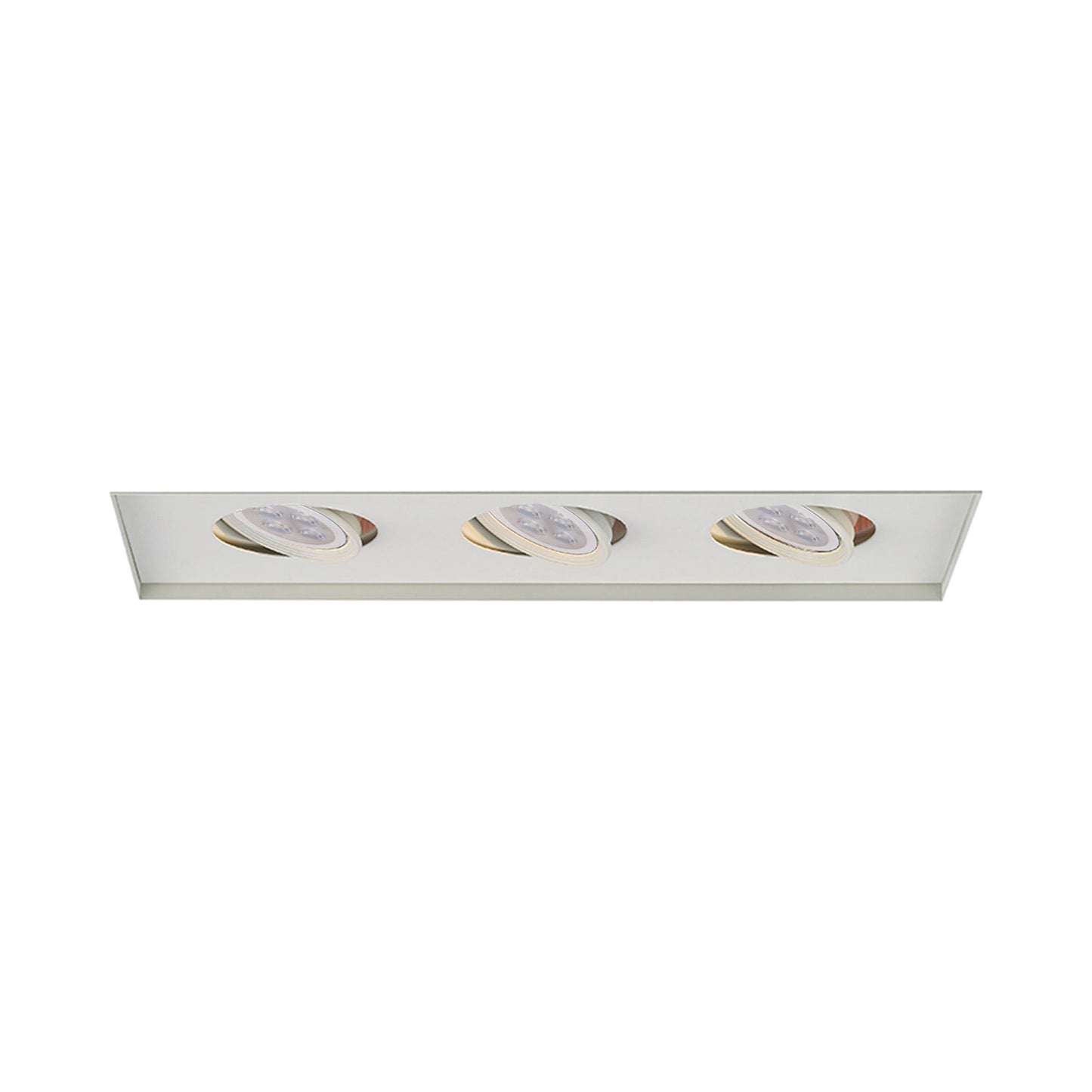 Low Voltage Multiple Light Recessed Trim (3-Light/LED/Trimless).